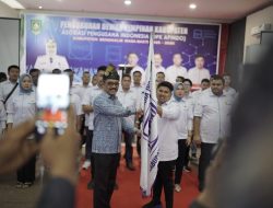 Kapolsek Mandau menghadiri Pelantikan DPk Apindo Bengkalis