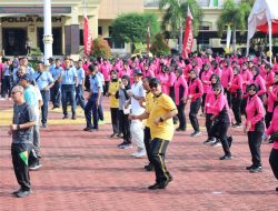Meriahkan Hari Bhayangkara ke-79, Polda Aceh Gelar Olahraga Bersama