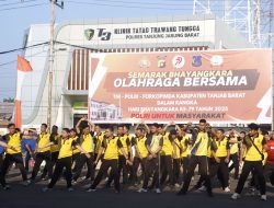 Polres Tanjab Barat gelar olahraga bersama TNI -Polri dan Forkopimda