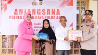 Jelang Hari Bhayangkara ke-79, Polres Nagan Raya Laksanakan Anjangsana