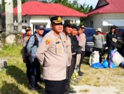 Pemusnahan Ladang Ganja, Kapolres Nagan Raya Cek Kesiapan Personel