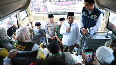 Bupati Anwar Sadat Sambut Kepulangan Jamaah Haji Kloter 19 Asal Tanjab Barat