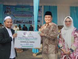 Wabup Katamso Hadiri Haul dan Haflah Akhirussanah Serta Resmikan Pembangunan Ruang Kelas Ponpes Al-Husna