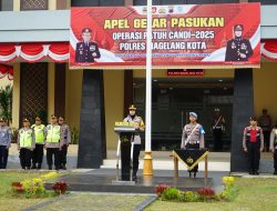 Awali Operasi Patuh Candi 2025, Polres Magelang Kota Laksanakan Apel Gelar Pasukan