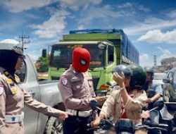 Satlantas Polres Bengkalis, ICON HERO “SPIDERMAN” Operasi Patuh Lancang Kuning 2025