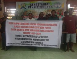Kecewa Dengan Hasil Seleksi DPRK, LMA Dan Masyrakat Adat Kecam Akan Duduki Kantor Bupati Sorsel