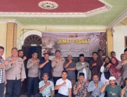 Kapolres Nagan Raya Gelar Jumat Curhat Bersama Tokoh dan Masyarakat Beutong Ateuh Banggalang