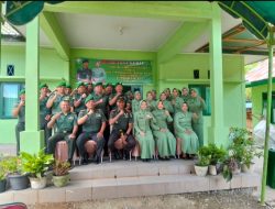 Komandan Kodim 0116 / Nara Letkol Inf Irfan Hade Fitrianto,Laksanakan Kunjungan Kerja ke Pos Ramil Tadu Raya