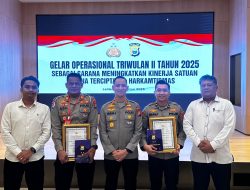 Basmi Miras, Polres Halsel Sabet Penghargaan dari Kapolda Malut
