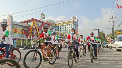 Ratusan Goweser Magelang Raya Gelar Aksi Peduli Palestina