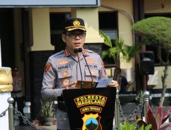 Kapolresta Magelang Pimpin Sertijab Kabag dan Kapolsek