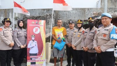 Polres Magelang Kota Gelar Bakti Sosial HUT ke-77 Polwan