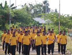 Personel Polres Bulukumba Gelar Olahraga Jalan Kaki 5K , Untuk Menjaga Kebugaran 