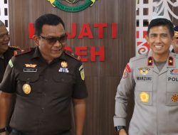 Kapolda Aceh Silaturahmi ke Kajati Untuk Perkuat Sinergi Antar Penegak Hukum