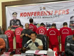 Polresta Magelang Ungkap Kasus Narkoba, 7 Tersangka dan Ratusan Gram Barang Bukti Diamankan