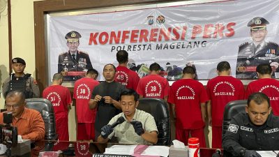 Polresta Magelang Ungkap Kasus Narkoba, 7 Tersangka dan Ratusan Gram Barang Bukti Diamankan