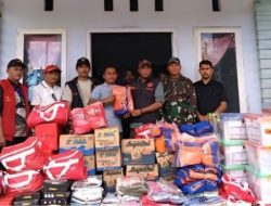 Wabup Raja Sayang Salurkan Bantuan Korban Banjir di Desa Kuala Seumayam