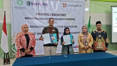 SMA Mutual Kota Magelang Kerja Sama Dengan Cambridge University Press and Assessment