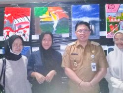 Lima Siswi Tuli SLB-B Kota Magelang Ikuti Workshop Melukis