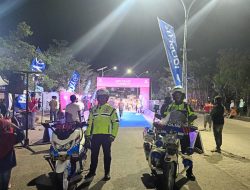 Puluhan Personel Polres Bulukumba Amankan Event Bulukumba Night Run 2025