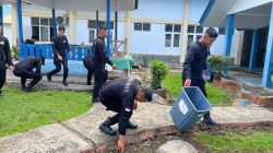 Brimob Aceh Gelar Aksi Sosial di RSUD Sultan Iskandar Muda,Sinergi untuk Kebersihan