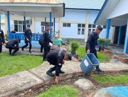 Brimob Aceh Gelar Aksi Sosial di RSUD Sultan Iskandar Muda,Sinergi untuk Kebersihan