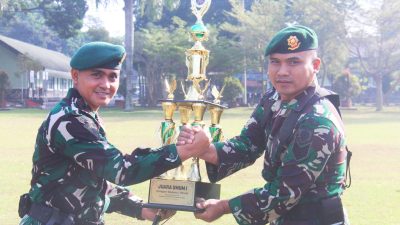 Upacara Bendera Yonarmed 1 Kostrad Diwarnai Penyerahan Penghargaan Prestasi Prajurit