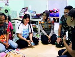 Kapolres dan Dandim Magelang Bersama Komunitas Sandal Jepit Berikan Bantuan Sosial