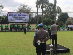 Perkuat Sinergi, Polresta Magelang Gelar Apel Ojol Kamtibmas