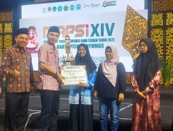 Siswi SMP Muhammadiyah Plus Gunungpring Muntilan Juara 1 Tilawah Al-Qur’an Tingkat Jateng