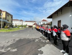 Diikuti Ojol dan Pekerja, Polres Magelang Kota Gelar Apel Kamtibmas