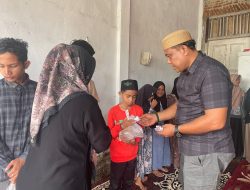 Plt. Kasat Reskrim Polres Nagan Raya Semarakkan Maulid Nabi, Berbagi Kebahagiaan Bersama Anak Yatim