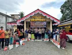 Polres Nagan Raya Gelar Jumat Berkah, Salurkan Sembako untuk Warga Kurang Mampu di Kecamatan Beutong