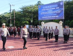 Kapolres Nagan Raya, Pimpin Apel Operasi Zebra Seulawah 2025