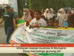 Mushola Al-Muhajirin Gelar Khitanan Massal dan Pengajian untuk Peringati Maulid Nabi
