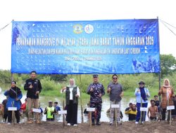 Lanal Cirebon dan DKP Jabar Sinergi Hijaukan Pesisir Utara Jawa Barat Melalui Penanaman Mangrove di Cirebon