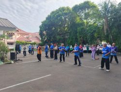 Senam Pagi Warnai Peluncuran Program SEHATI di Klinik Pertamina IHC Rawamangun