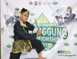 Akbar Sabet Dua Emas Pencak Silat Tingkat Jateng di Temanggung