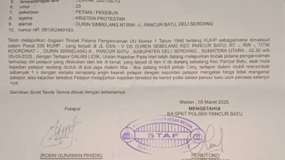 “Polsek Pancur Batu ‘Melempem’ Ungkap Penembakan Robin Sembiring: Meski Viral dan 3 Kali Didemo, Pelaku Masih Berkeliaran”