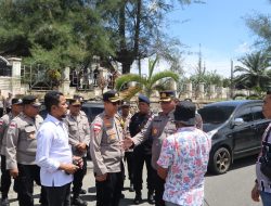Kapolres Nagan Raya Turun Langsung Amankan Aksi Unjuk Rasa di Gedung DPRK Kabupaten Nagan Raya