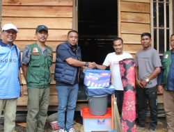 Wabup Raja Sayang Tinjau Progres Huntara dan Serahkan Bantuan Meugang bagi Warga Terdampak di Beutong Ateuh