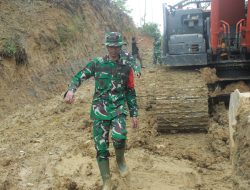 Tahap Pembentukan Jalan Baru Jadi Fokus Utama, Satgas TMMD 0116/Nagan Raya 