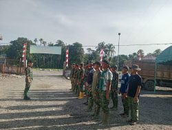 Mentari Pagi Mengawali Apel Satgas TMMD Ke-127 Kodim 0116/Nagan Raya