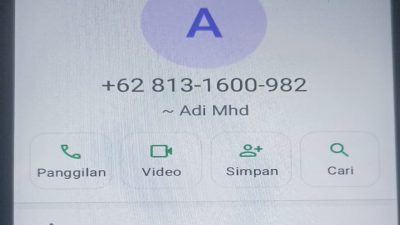Di duga Modus,Pihak Tidak Bertanggung jawab Menelpon Sejumlah Masyarakat Mengaku Sebagai Camat Kuala Pesisir