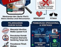 Pimpinan Umum Liputan16.com Bantah Keterkaitan dengan Akun TikTok Bodong dan Tegaskan Rekam Jejak Bebas Hoaks