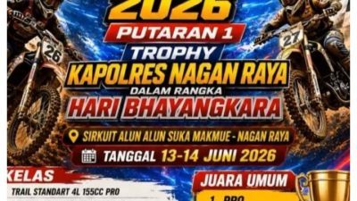 Piala Kapolres Nagan Raya 2026, Crosser Terbaik Sumatera Siap Adu Cepat di Kejurprov Putaran I