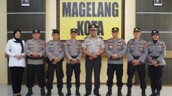 Pimpin Upacara Kenaikan Pangkat, Ini Pesan Wakapolres Magelang Kota