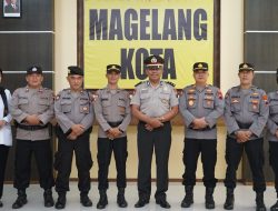 Pimpin Upacara Kenaikan Pangkat, Ini Pesan Wakapolres Magelang Kota