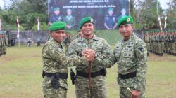 Sertijab Yonif TP 856/Satria Bumi Sakti Dipimpin Langsung oleh Kolonel Inf Hulisda Melala, S.E.