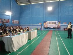 Dalam Rangka Hari Bhayangkara ke 80 Kapolres Nagan Raya Resmi Buka Turnamen Badminton Kapolres Cup VI